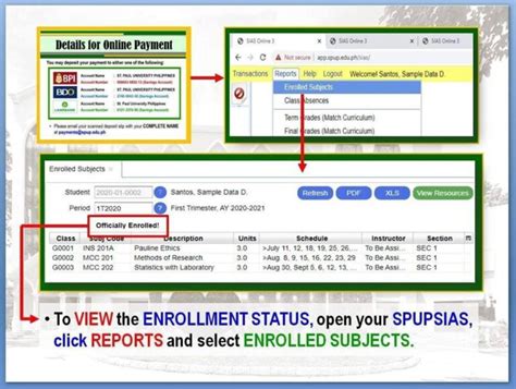 sias spup|ONLINE ADMISSION AND ENROLLMENT PROCEDURES .